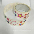 Beautiful Star Pattern Paper Roll Stickers